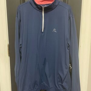 Rhoback Navy Quarter-Zip Windbreaker